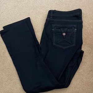 Peoples liberation black straight leg jeans